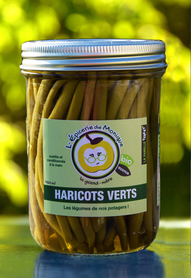 Epicerie BIO haricots verts Bio